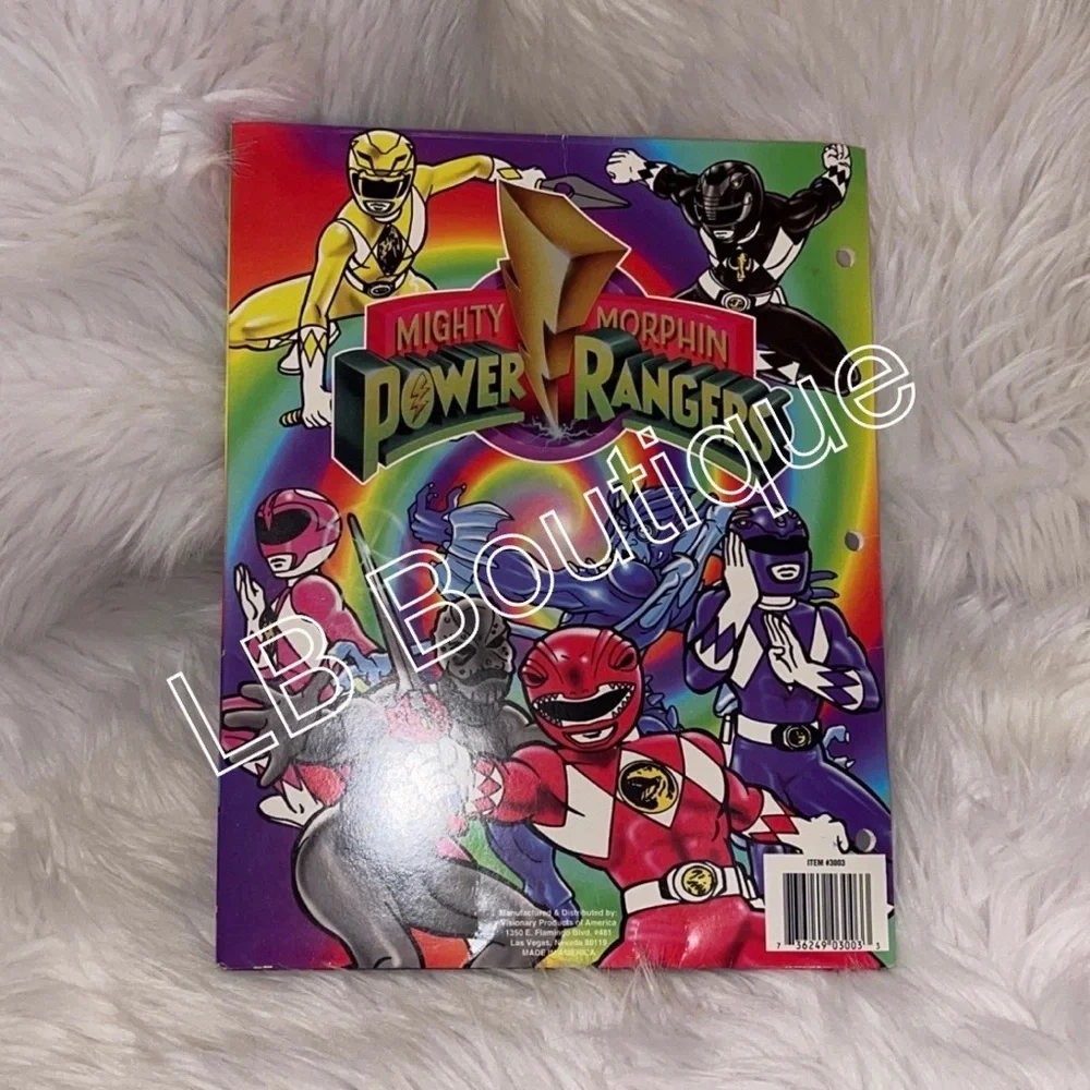 Vintage 1993 Mighty Morphin Power Rangers Folder